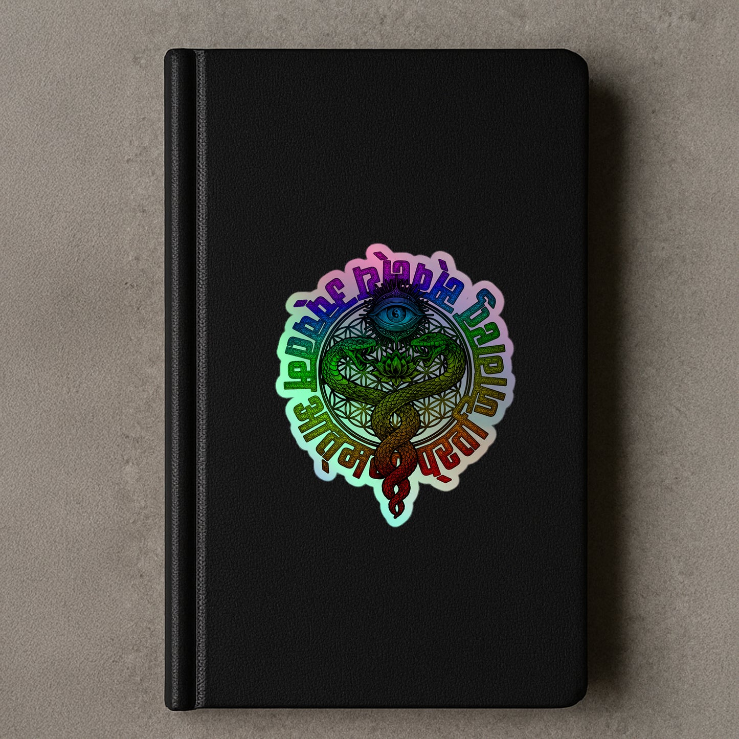 Awaken to Your Highest Self Holographic Sticker