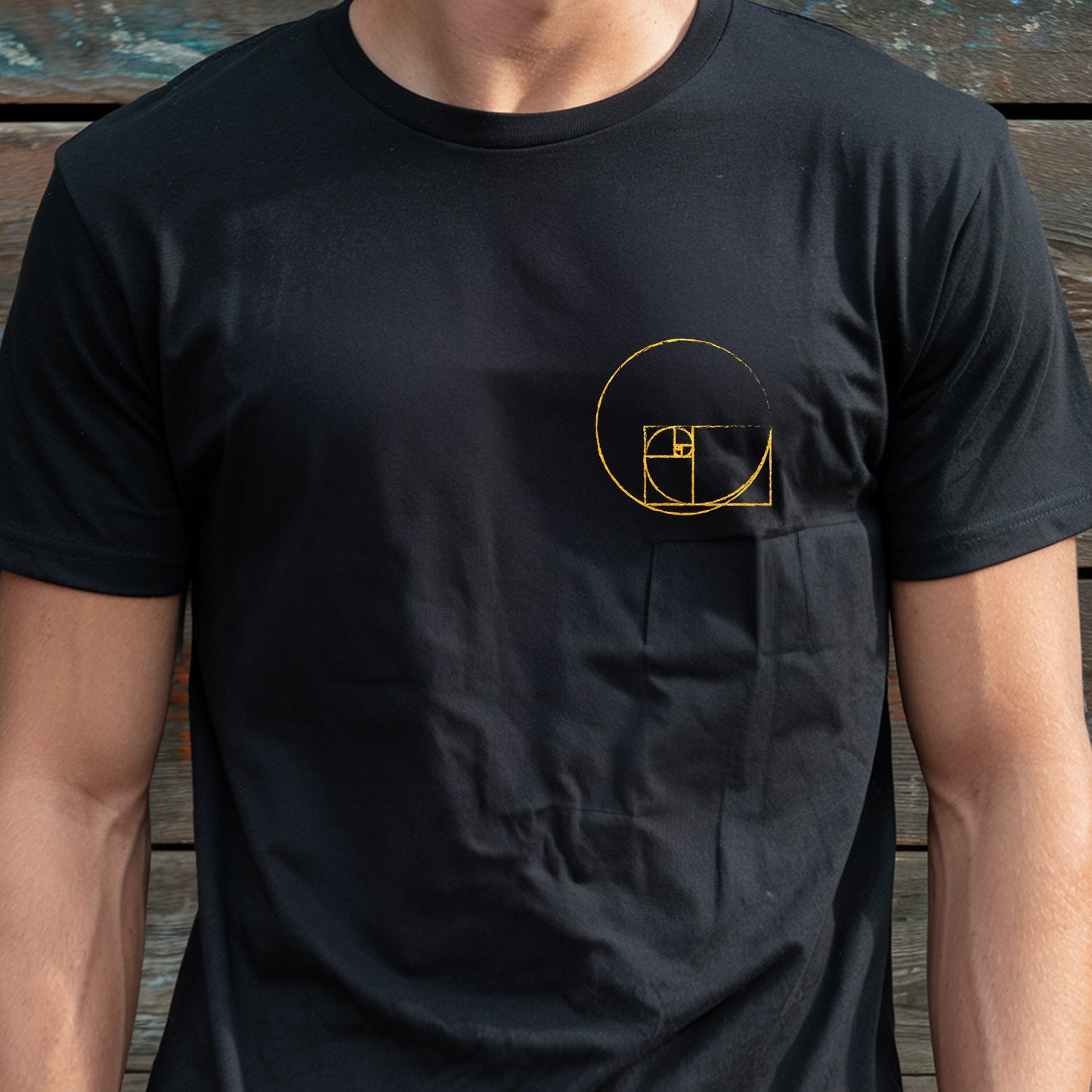 Sacred Geometry Golden Spiral Phi Unisex T-Shirt