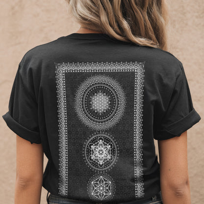 Sacred Merkaba Star Metatron's Cube Unisex T-Shirt