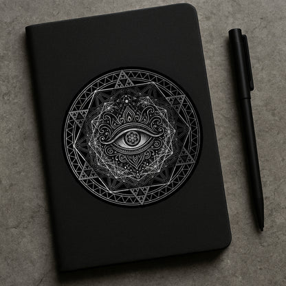 Silver Eye Mandala Sticker