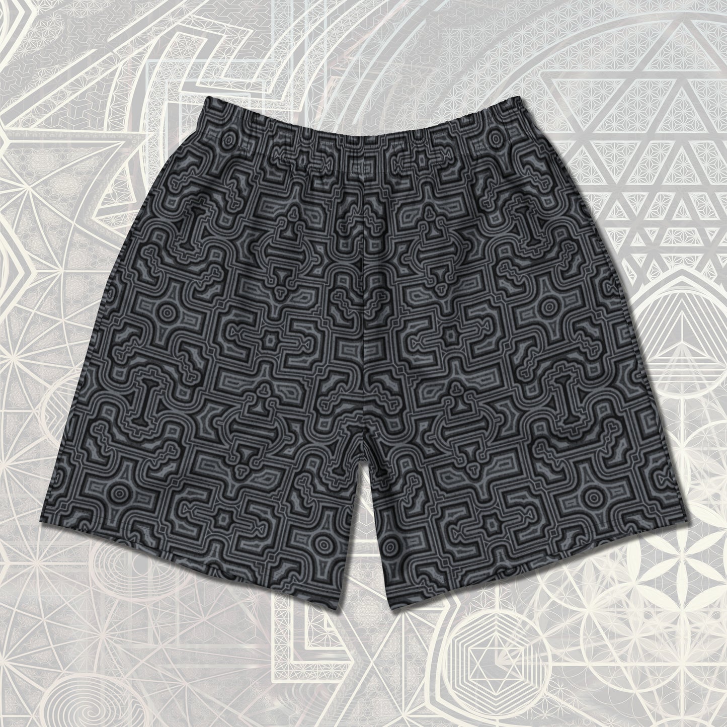 Shipibo Conibo Men's Athletic Long Shorts