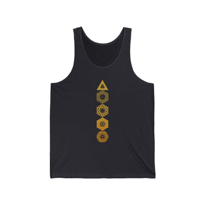 Platonic Solids Sacred Geometry Tank Top