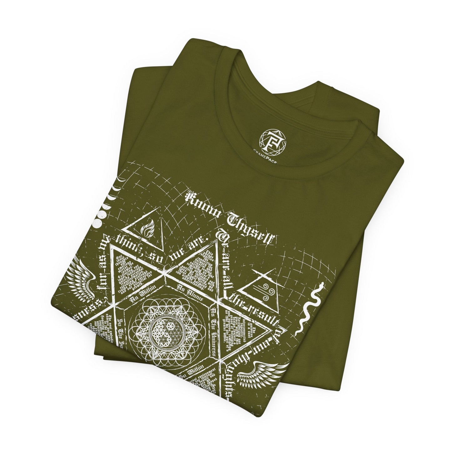 Occult Hermetic Wisdom Metatron's Cube Unisex T-Shirt