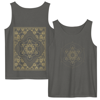 Metatron Cube Sacred Geometry Comfort Tank Top