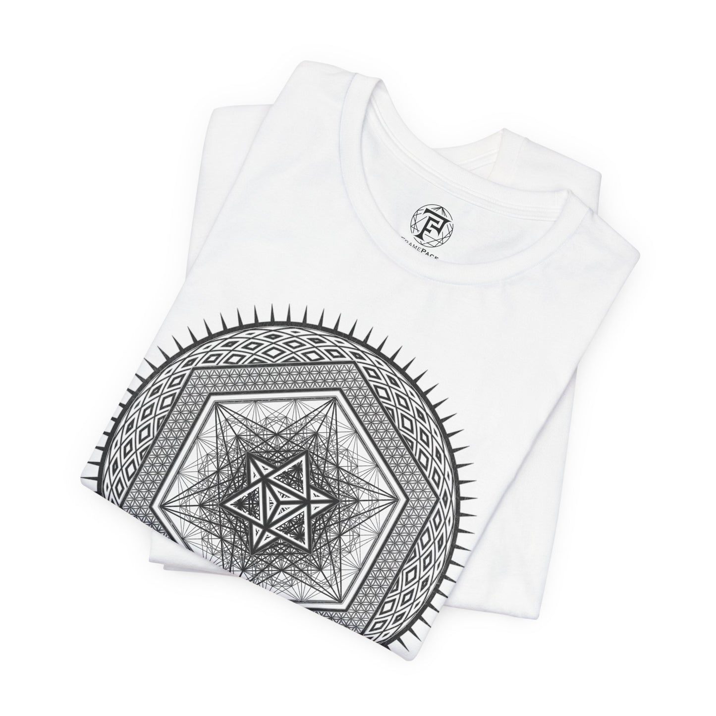 Sacred Merkaba Star Metatron's Cube Unisex T-Shirt