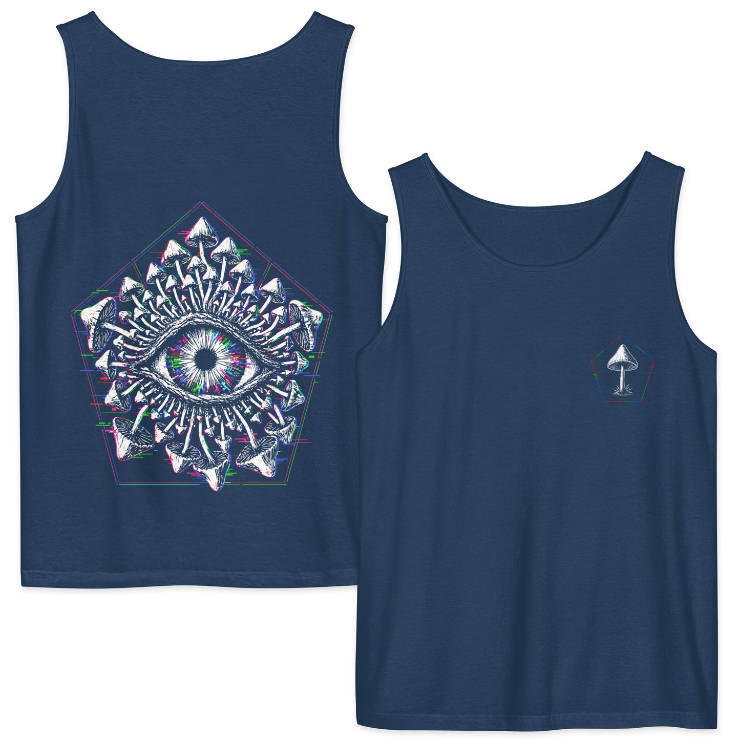 Third Eye Mushroom Front Back Comfort Tank