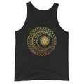 Sacred Geometry Moon Alien Writing Tank Top