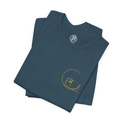 Sacred Geometry Golden Spiral Phi Unisex T-Shirt