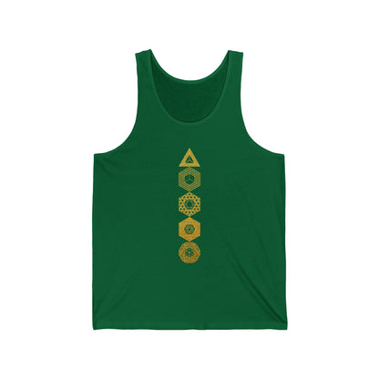 Platonic Solids Sacred Geometry Tank Top
