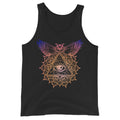 Sacred Geometry Metatron Owl Tank Top