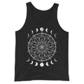 Sacred Geometry Moon Phases Occult Tank Top