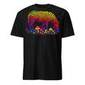 Psychedelic Zebra T-Shirt, Rainbow Mushroom Graphic Tee, Trippy Animal Festival Shirt