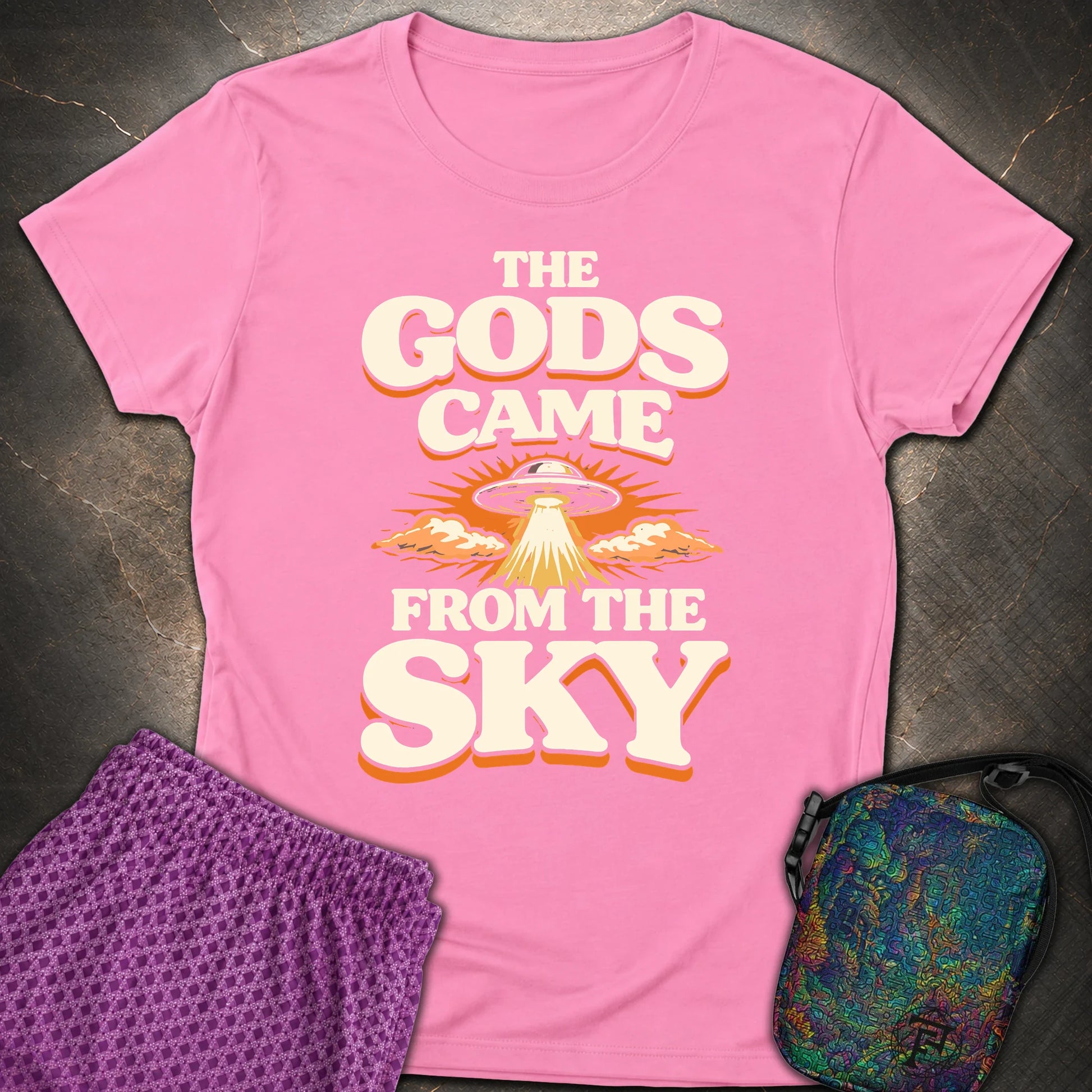 The Gods Came From Sky - The Gods Came From Sky Womens T-Shirt - Azalea
