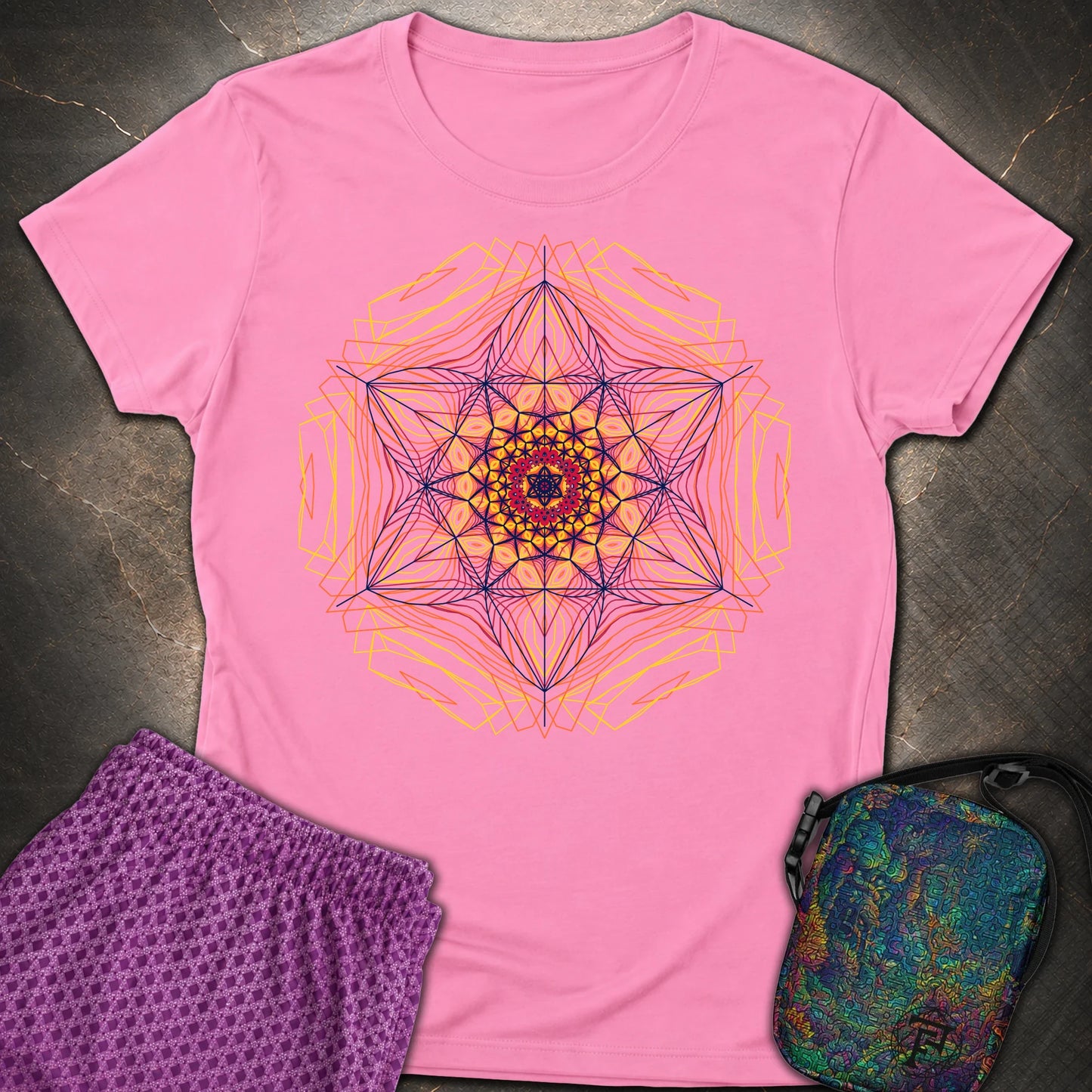 Solar Nexus - Solar Nexus Womens T-Shirt - Azalea