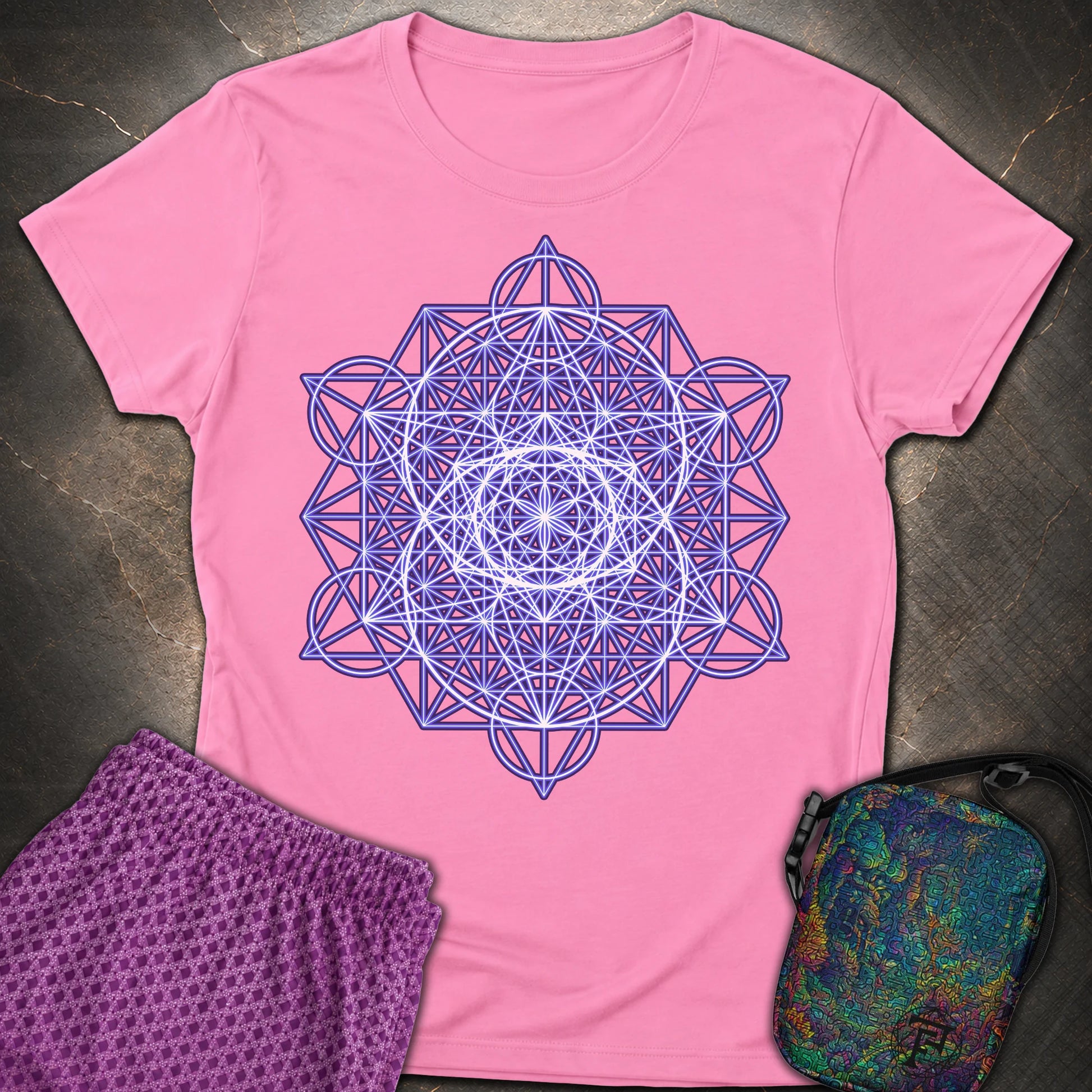 Vesica Eye Of The Universe - Vesica Eye Of The Universe Womens T-Shirt - Azalea
