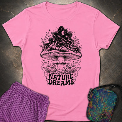 Nature Dreams - Nature Dreams Womens T-Shirt - Azalea
