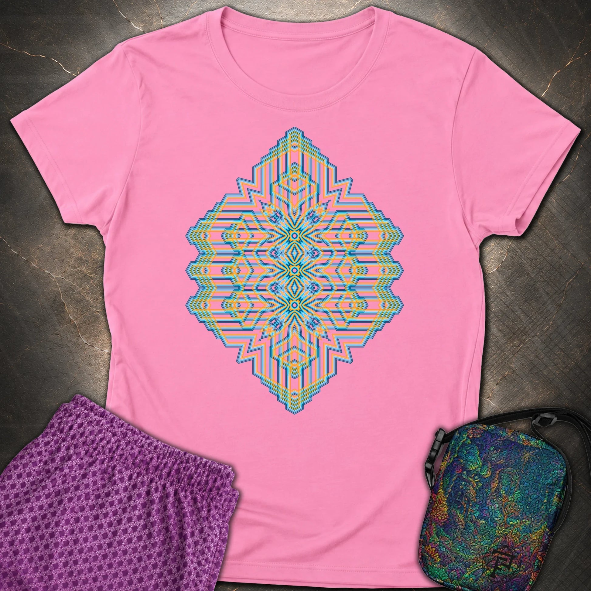 Triune Signal Temple - Triune Signal Temple Womens T-Shirt - Azalea