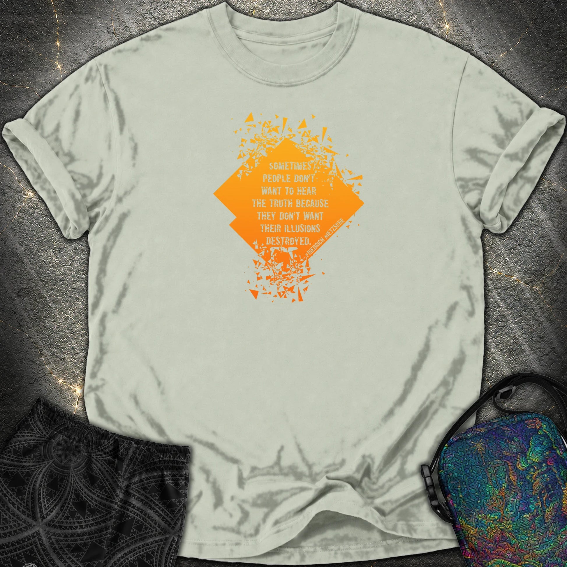 Friedrich Nietzsche Comfort T-Shirt - Friedrich Nietzsche Comfort T-Shirt - Bay