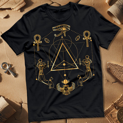 Eye Of Ra Egypt Geometry T-Shirt