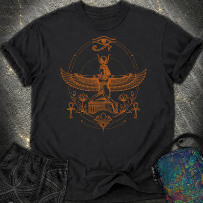 Winged Goddess of the Nile - Winged Goddess of the Nile Comfort T-Shirt - Black