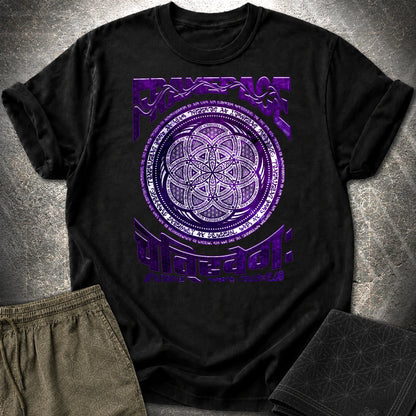 Sacred Geometry Armor T-Shirt - Sacred Geometry Armor T-Shirt - Black