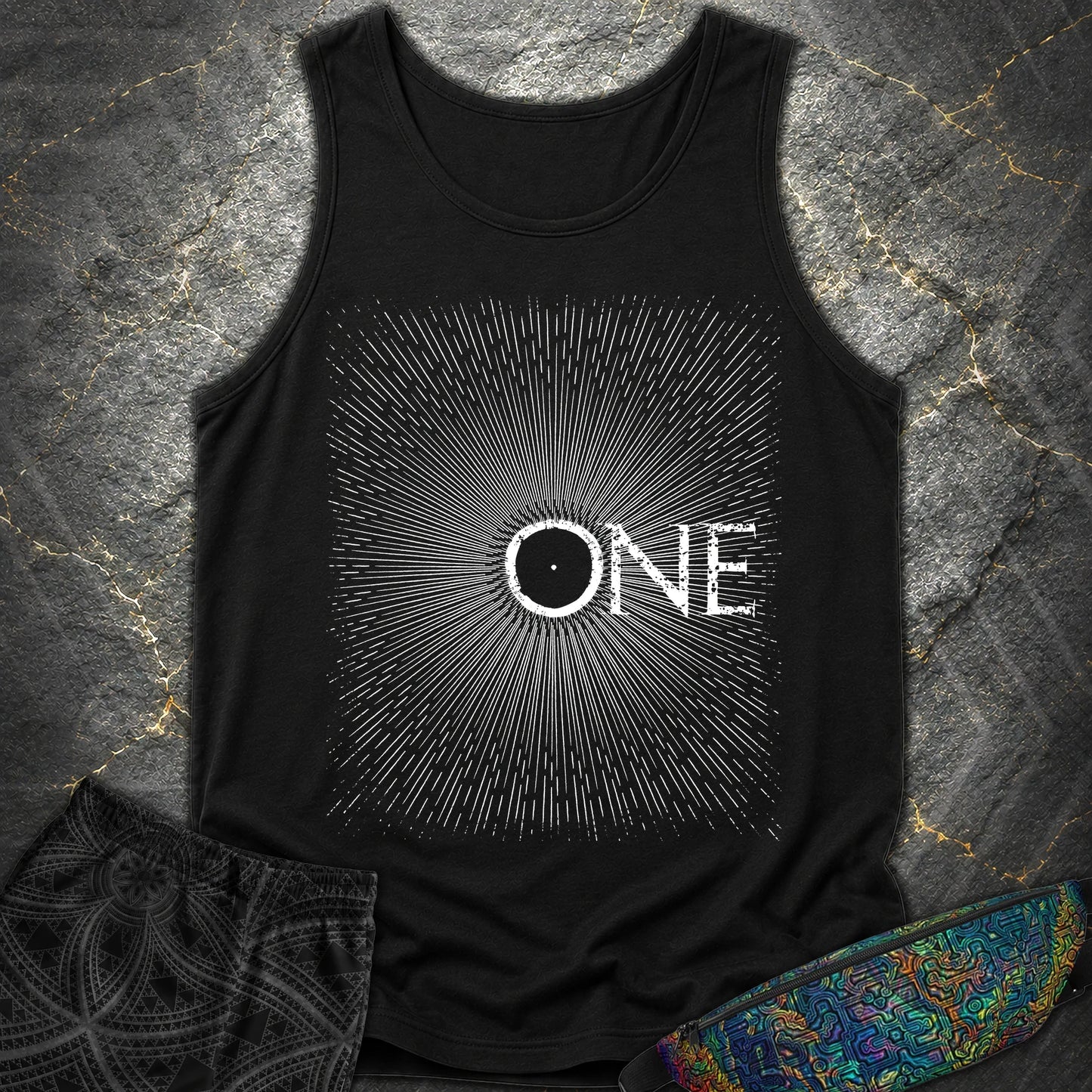 We Are All One Comfort Tank Top - We Are All One Comfort Tank Top - Black