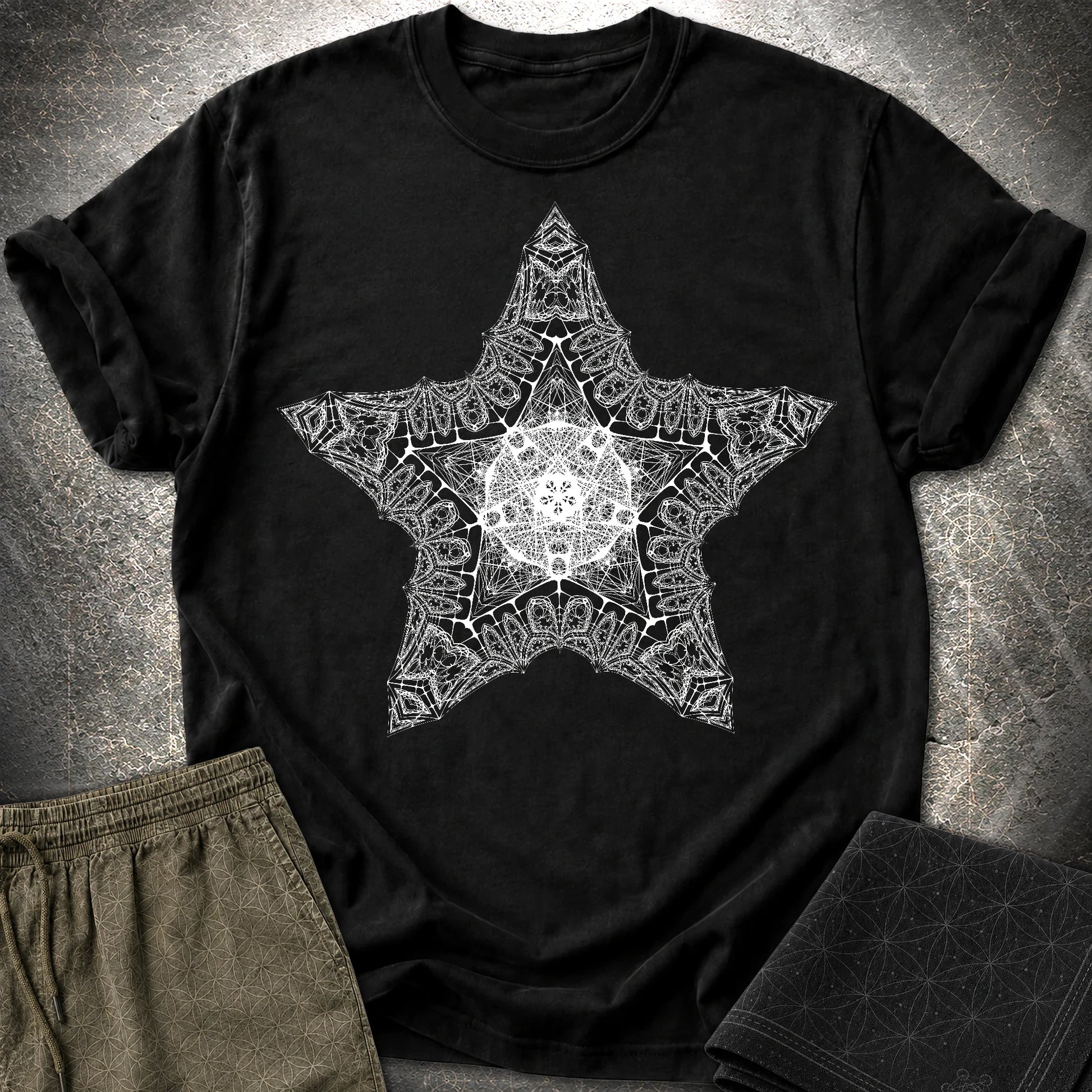 Sacred Star T-Shirt - Sacred Star T-Shirt - Black