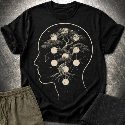 Sacred Tree of Thought T-Shirt - Sacred Tree of Thought T-Shirt - Black