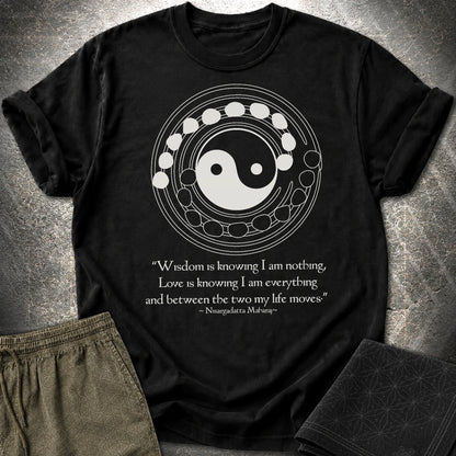 Nisargadatta Maharaj Wisdom T-Shirt - Nisargadatta Maharaj Wisdom T-Shirt - Black