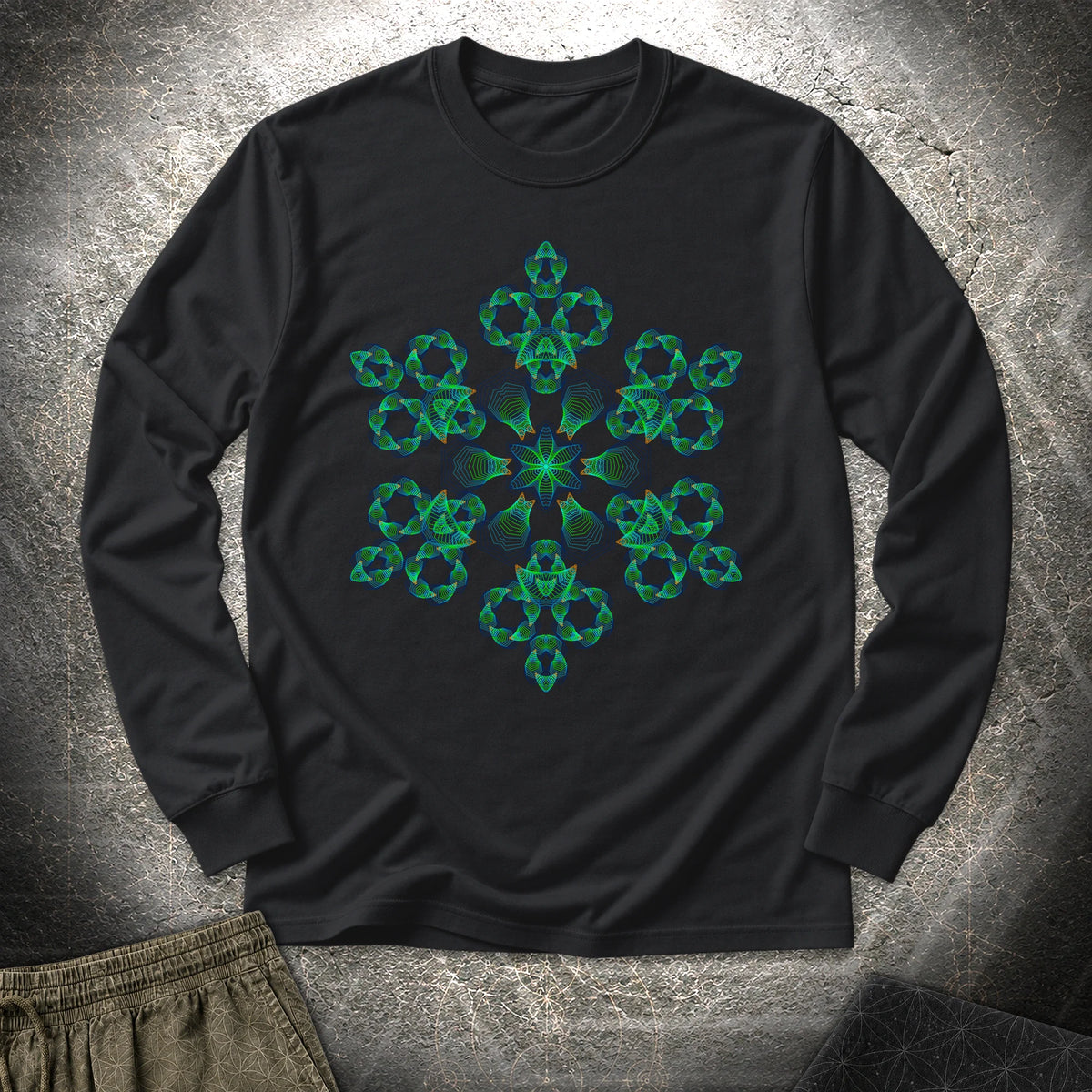 1 - 1 Long Sleeve Shirt - Black