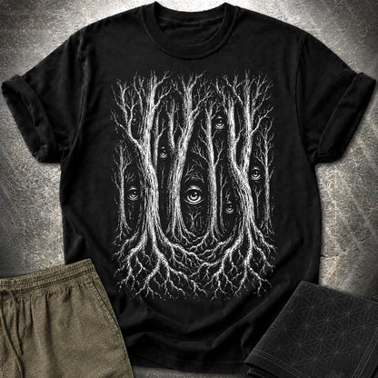 Forest Consciousness Watching - Forest Consciousness Watching T-Shirt - Black