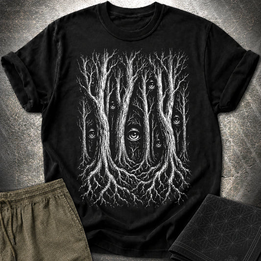 Forest Consciousness Watching - Forest Consciousness Watching T-Shirt - Black