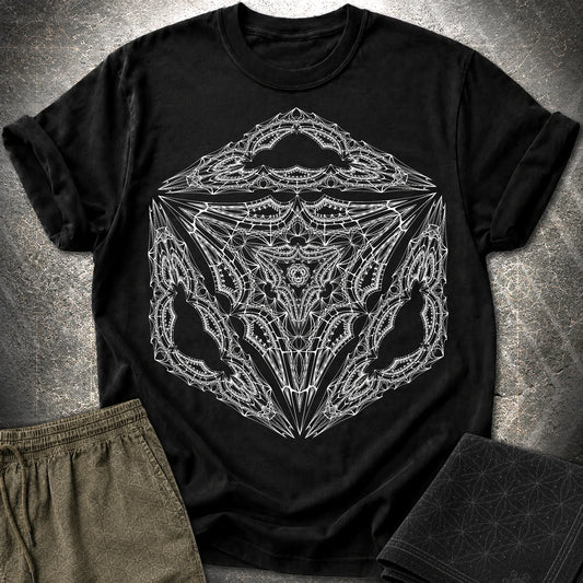 Organic Octahedron T-Shirt - Organic Octahedron T-Shirt - Black