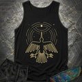 Nazca Bird Geoglyph - Gold Comfort Tank Top