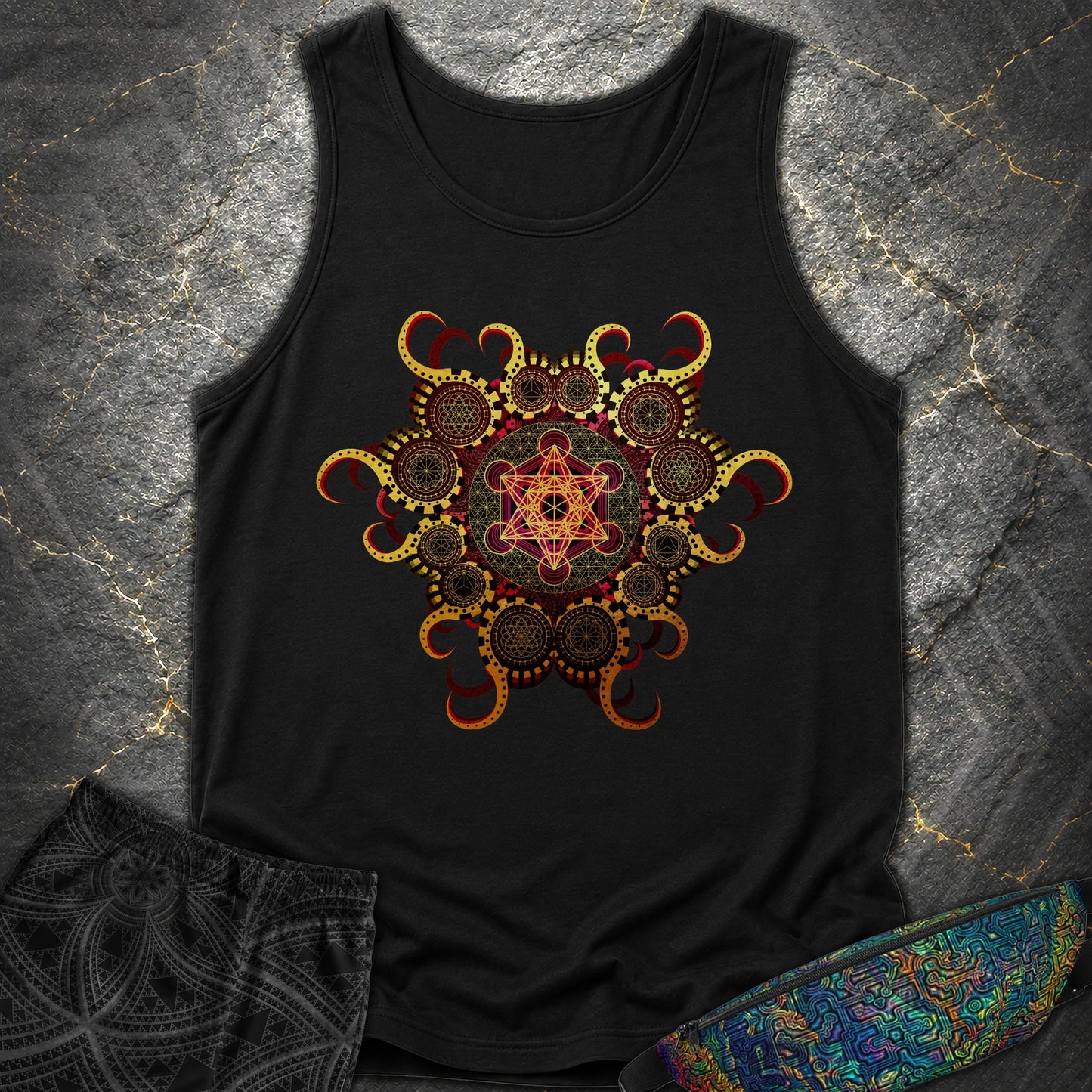 Organic Metatron - Organic Metatron Tank Top - Black