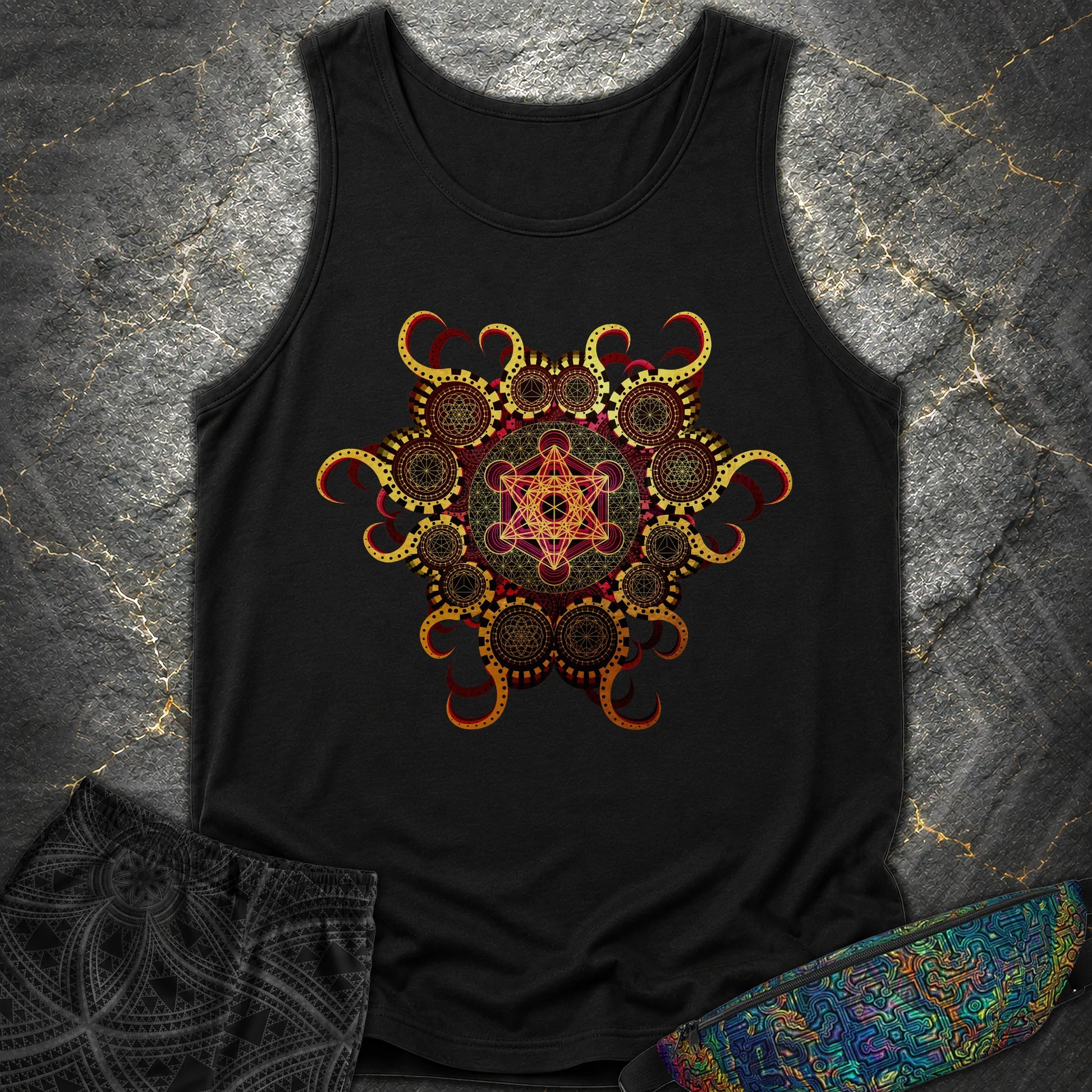 Organic Metatron - Organic Metatron Tank Top - Black