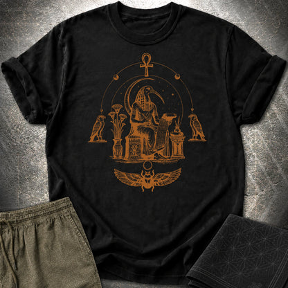 Ibis Scribe Beneath the Moon - Ibis Scribe Beneath the Moon T-Shirt - Black