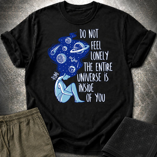 Rumi Universe Within T-Shirt - Rumi Universe Within T-Shirt - Black