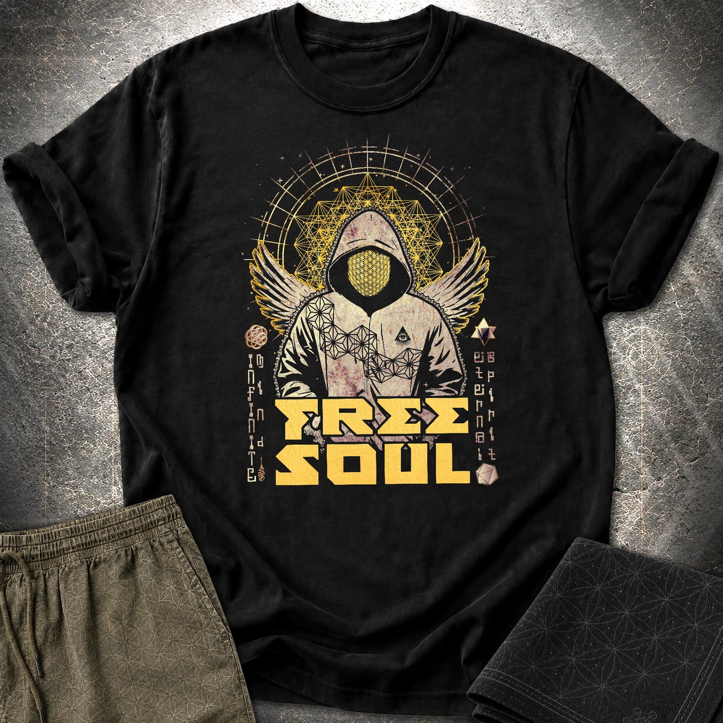 Free Soul T-Shirt - Free Soul T-Shirt - Black