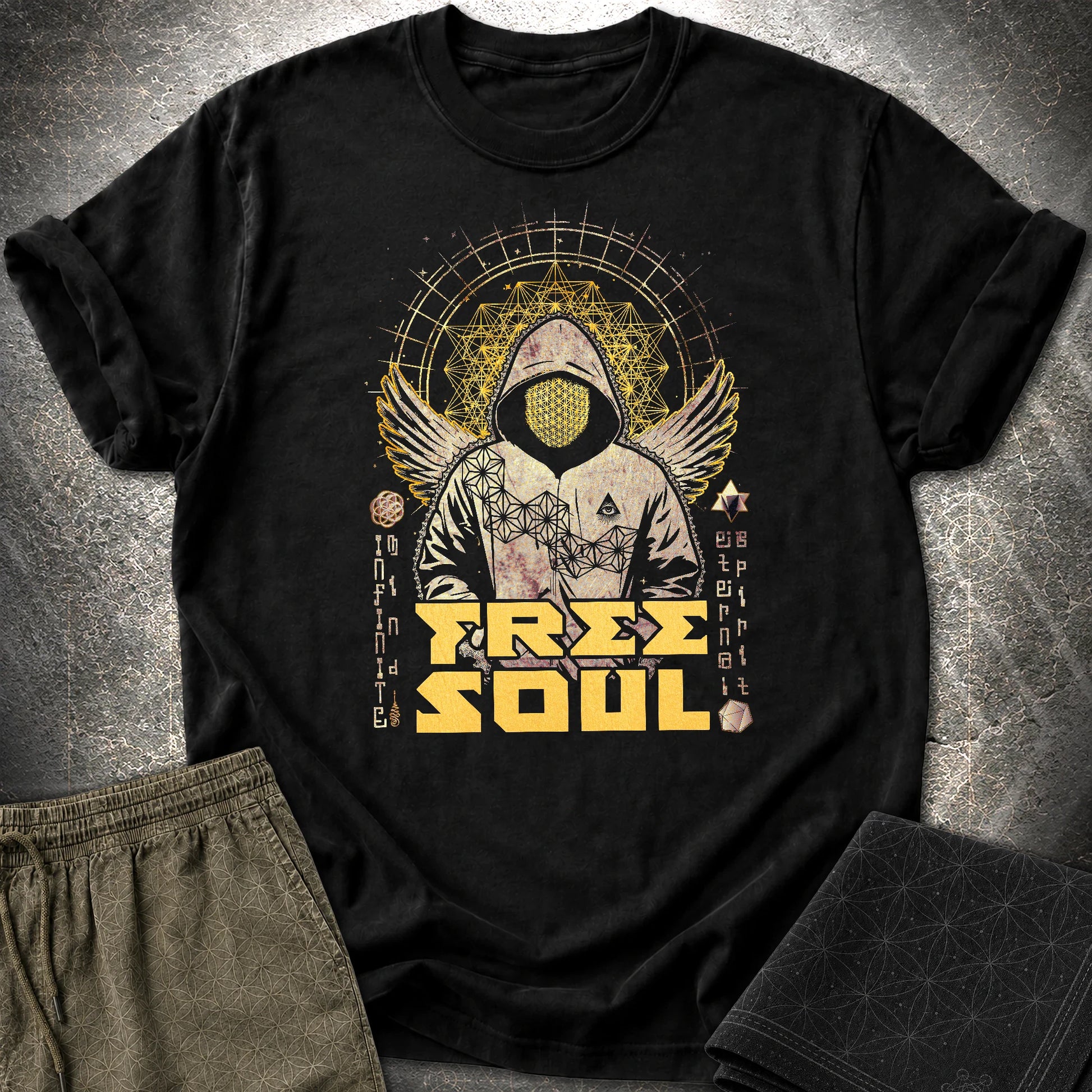 Free Soul T-Shirt - Free Soul T-Shirt - Black