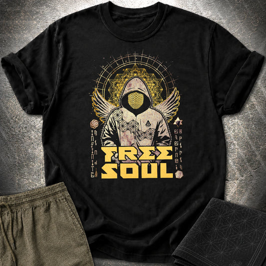 Free Soul T-Shirt - Free Soul T-Shirt - Black