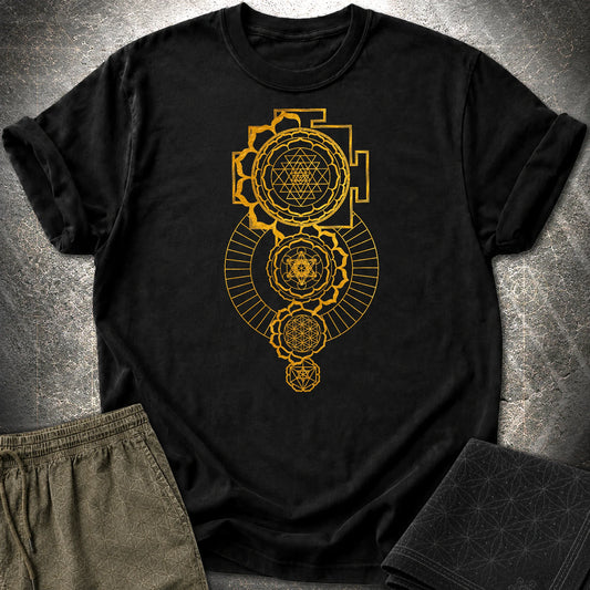 Sacred Mandalas T-Shirt - Sacred Mandalas T-Shirt - Black