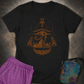Eye Above the Ancient Pyramids Womens T-Shirt