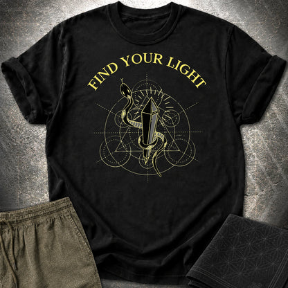Find Your Light T-Shirt - Find Your Light T-Shirt - Black