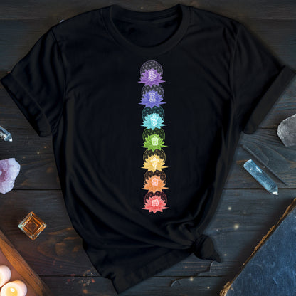 Lotus Flower Chakras T-Shirt