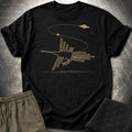 Nazca Bird and Flying Saucer T-Shirt