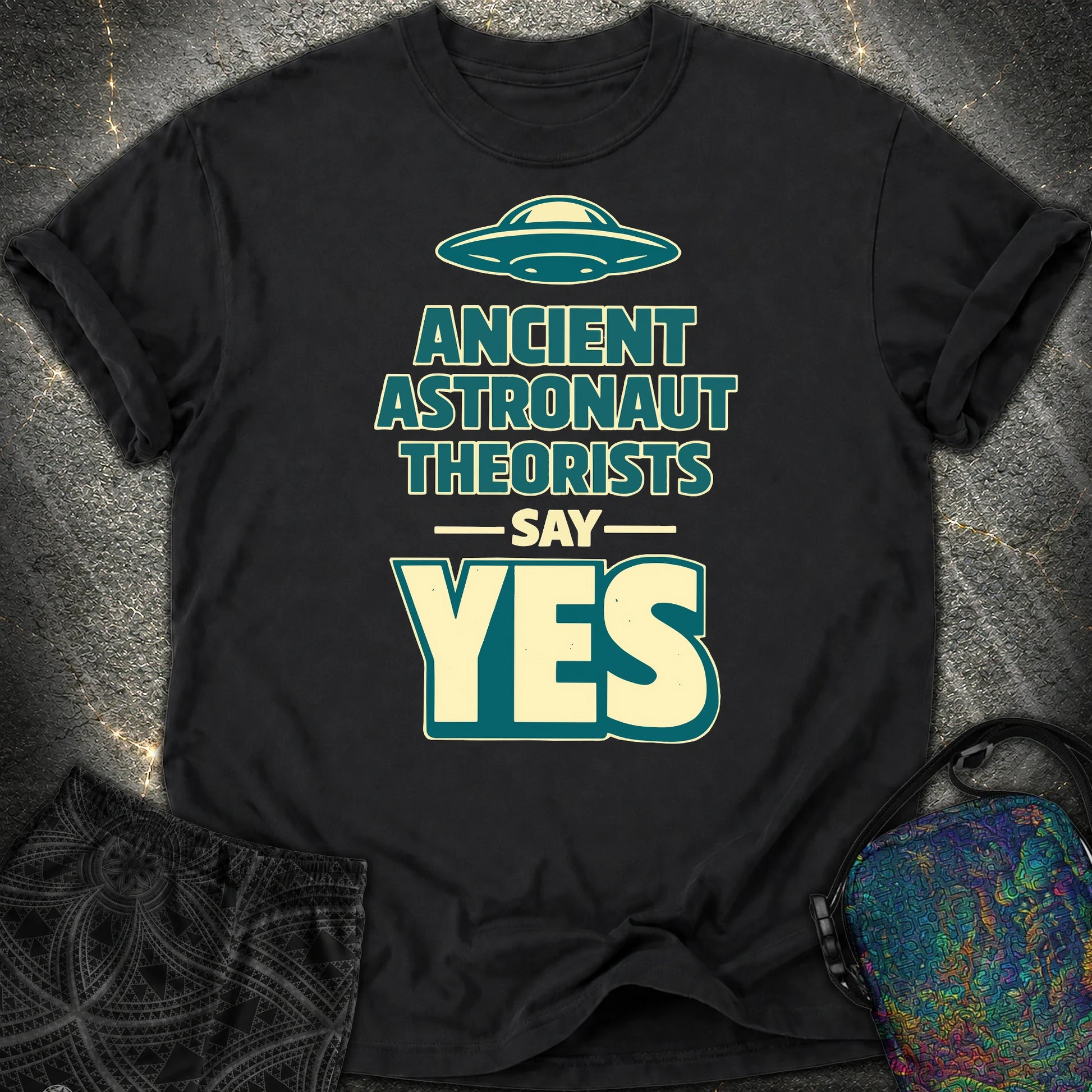 Ancient Teaorist Blue - Ancient Teaorist Blue Comfort T-Shirt - Black