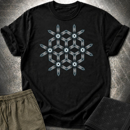 Tribal Geometry - Tribal Geometry T-Shirt - Black