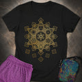 Metatron and Platonic Solids Womens T-Shirt