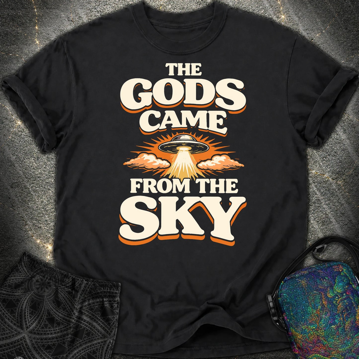 The Gods Came From Sky - The Gods Came From Sky Comfort T-Shirt - Black